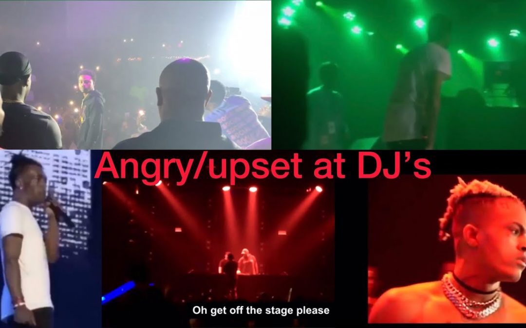 Rappers Getting Angry/Upset at Dj’s ( Lil Boosie,Travis Scott, Lil Uzi and more)